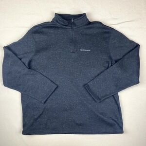 Realtree 1/4 Zip Sweater Mens XL Charcoal Grey Quarter Zip Workwear Hunting